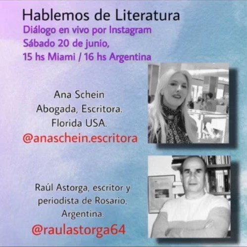 Ana Schein Entrevista Hablemos de Literatura con Raul Astorga